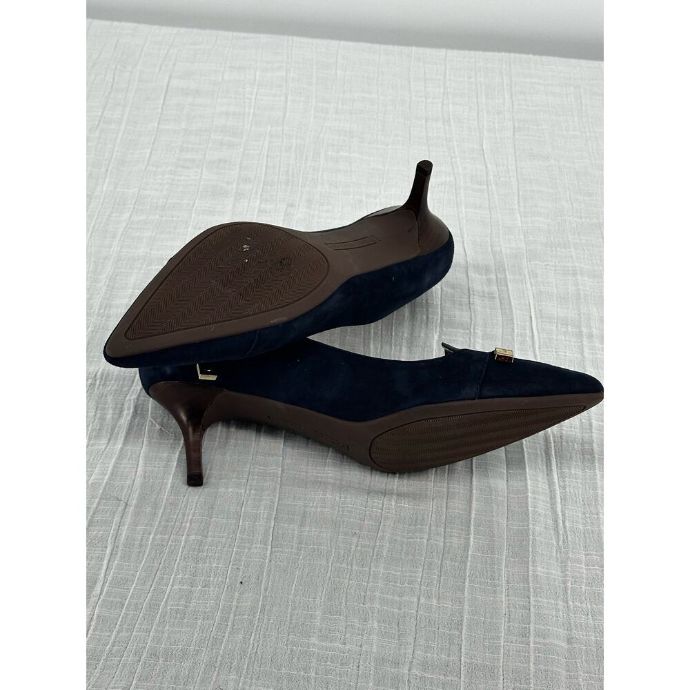 Tommy Hilfiger twjuline leather/suede navy blue 
  11M - Picture 8 of 9